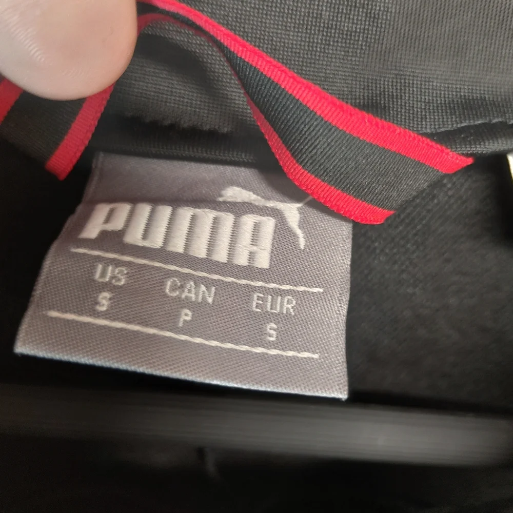 Puma Scuderia Ferrari Red Full Zip Racing Jacket Mens Small Long Sleeve Track - Picture 5 of 10